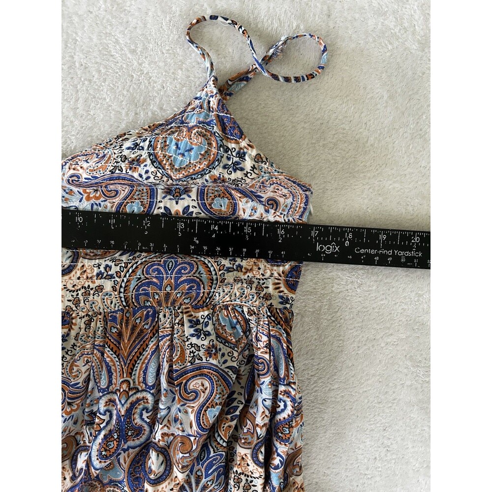 Sage+fig Harem Pants Jumpsuit Paisley Size Small Boho Cottage Balloon Pant - Picture 11 of 13